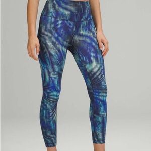 Lululemon Wunder Train High-Rise Tight 25" *Foil, Size 10